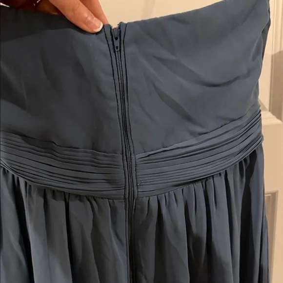 Birdy Grey Grace Convertible Chiffon Blue Formal Maxi Dress Bridesmaid - Picture 12 of 15